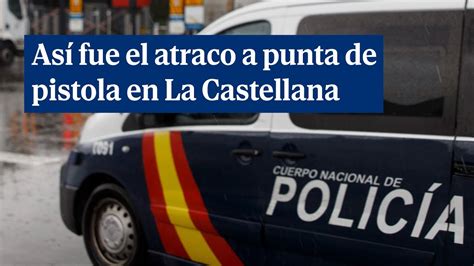 El audio del atraco con pistolas en una terraza de La Castellana .